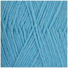 Пряжа для вязания ПЕХ Джинсовый Ряд (50% шерсть, 50% акрил) 10х100г/250м цв.1124 голубой меланж Пехорка