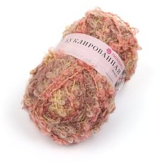 Пряжа для вязания ПЕХ Буклированная (30% мохер, 20% тонкая шерсть, 50% акрил) 5х200г/220м цв.1239М Пехорка