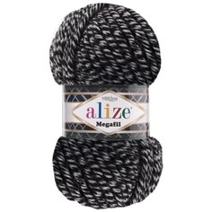 Пряжа для вязания Ализе Superlana Megafil (25% шерсть, 75% акрил) 5х100г/55м цв.601 Alize