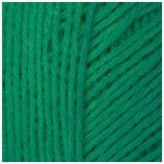 Пряжа для вязания ПЕХ Детский каприз трикотажный (50% мериносовая шерсть, 50% фибра) 5х50г/400м цв.511 зелёнка Пехорка