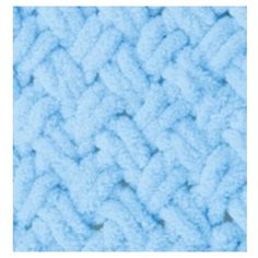 Пряжа для вязания Ализе Puffy (100% микрополиэстер) 5х100г/9.5м цв.287 ярко голубой Alize