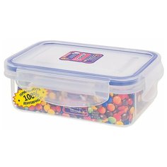 Xeonic Контейнер для пищевых продуктов 810014, 8x11.5 см, прозрачный/синий