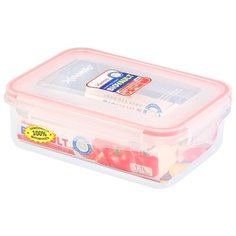 Контейнер прямоугольный 1,1 л 20х14х6,8 см Xeonic красный