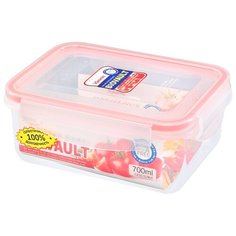 Контейнер прямоугольный 700 мл 16,8х11,8х7 см Xeonic красный