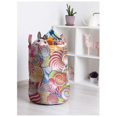 Корзина для игрушек "Сладкая жизнь" 35x50 см, toba-20933 Joy Arty