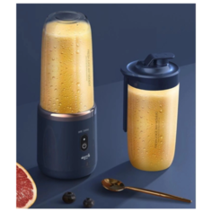 Портативный блендер Xiaomi Deerma Fruit Cup Navy Blue DEM-NU06
