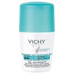 Vichy антиперспирант, ролик, не оставляет белых и желтых пятен 48 ч, 50 мл
