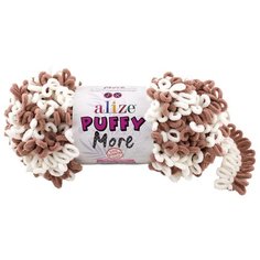 Пряжа для вязания Ализе Puffy More (100% микрополиэстер) 2х150г/11,5м цв.6261 Alize