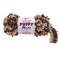 Пряжа для вязания Ализе Puffy More (100% микрополиэстер) 2х150г/11,5м цв.6287 Alize
