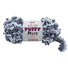 Пряжа для вязания Ализе Puffy More (100% микрополиэстер) 2х150г/11,5м цв.6265 Alize