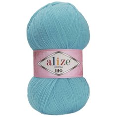 Пряжа для вязания Ализе Extra Life (100% акрил) 5х100г/480м цв.918 голубой Alize