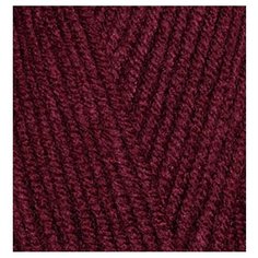Пряжа для вязания Ализе Superlana midi (25% шерсть, 75% акрил) 5х100г/170м цв.057 бордовый Alize