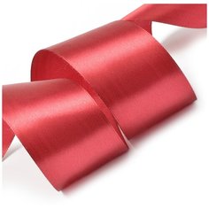 Лента атласная 2 (50мм) цв.3092 брусничный IDEAL уп.27,4 м