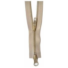 Застежка-молния тип 5, двухзамковая, длина 50см, YKK, 0593552/50 (573 бежевый)