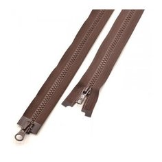 Застежка-молния тракторная тип 5, двухзамковая, длина 75см, YKK, 4335819/75 (570 палисандровый)