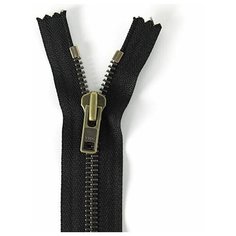 Застежка-молния Excella тип 8, неразъемная, длина 16см, YKK, 0090717/16 (580 черный)