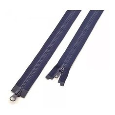 Застежка-молния тракторная тип 5, двухзамковая, длина 75см, YKK, 4335819/75 (058 темно-синий)