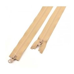 Застежка-молния тракторная тип 5, двухзамковая, длина 80см, YKK, 4335819/80 (573 бежевый)