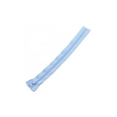 Застежка-молния витая тип 3 (4,15мм), неразъемная, длина 18см, YKK, 0561179/18 (543 небесный)