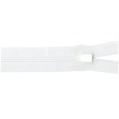 Застежка-молния витая тип 3 (4,15мм), длина 155см, YKK, 4479619/155 (501 белый)