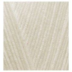 Пряжа для вязания Ализе Cotton gold (55% хлопок, 45% акрил) 5х100г/330м цв.001 молочный Alize