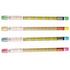 Карандаш сегментный НВ 0,5 мм с ластиком, таблица умножения Centrum