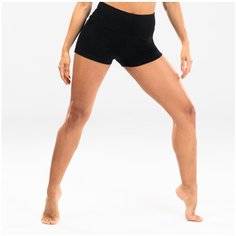 Шорты для современного танца облегающие женские черные DOMYOS Х Декатлон S Decathlon