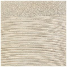 Кашпо Флоранжери Круглое, файберстоун, кремовый, D26 H25 Idealist