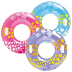 Надувной круг Intex "Яркие звезды" (в ассортименте) 91 см