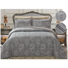 Комплект с покрывалом Cleo Vermont 240x260 см, серый