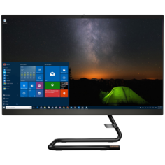 Моноблок Lenovo IdeaCentre AIO A340-24IWL F0E800R8RK Intel Core i5-10210U/8 ГБ/SSD/Intel UHD Graphics/23.8"/1920x1080/DVD-RW/Windows 10 Home 64