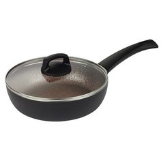 Сотейник Scovo Safari FA-020, 24 см, с крышкой, черный