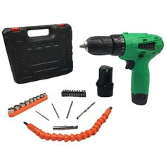 Аккумуляторная дрель-шуруповерт Zitrek Green 12 PRO Li-Ion 1.5 А·ч 12 В х2 кейс