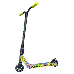 Детский трюковой самокат YEZZ Street MS-161, желтый