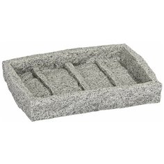 Мыльница Wenko Granite, серый