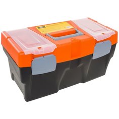 Ящик с органайзером REXANT PROconnect 12-5002-4 50x25x26 см оранжевый/черный