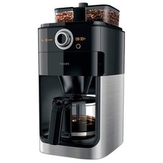 Кофеварка Philips HD7769 Grind & Brew, черный/металлик