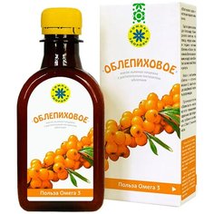 Компас Здоровья масло льняное Облепиховое, 0.2 л