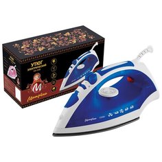 УТЮГ "МАТРЁНА" МА-048 2300 ВТ ПОДОШВА СТАЛЬ (1/10) СИНИЙ