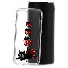 Чехол на iP 7 Kruche Print Котенок в чашке КruЧЕ