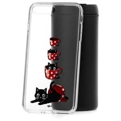 Чехол на iP 7 Plus Kruche Print Котенок в чашке КruЧЕ