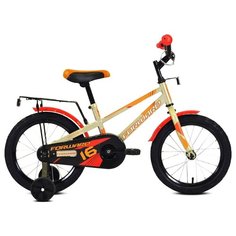 Велосипед 16 Forward Meteor 19-20 г, Серо-голубой/Оранжевый/RBKW0LNG1041