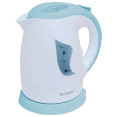 ЧАЙНИК ЭЛЕКТР. "ENERGY" E-209 1 Л (1/12) ПЛАСТИК (БЕЛО-ГОЛУБОЙ)