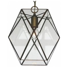 Подвесной светильник Favourite, 1х40W, бронза, размеры (мм)-225x225x1170, плафон - неокрашенный