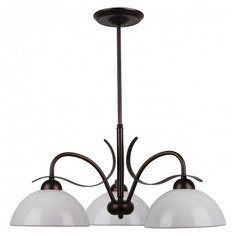 Люстра на штанге Escada, 3х40W, бронза, размеры (мм)-640x615, плафон - белый