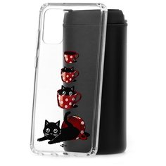 Чехол на Samsung Galaxy S20 Plus Kruche Print Котенок в чашке КruЧЕ