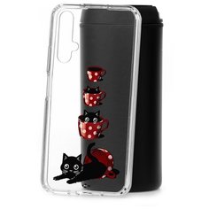 Чехол на Honor 20 Kruche Print Котенок в чашке КruЧЕ
