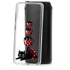 Чехол на Samsung Galaxy S20 Kruche Print Котенок в чашке КruЧЕ
