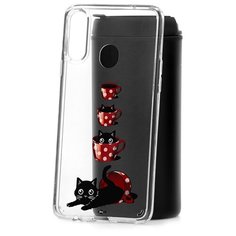 Чехол на Samsung Galaxy A20S Kruche Print Котенок в чашке КruЧЕ