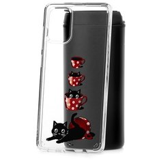 Чехол на Samsung Galaxy A71 Kruche Print Котенок в чашке КruЧЕ